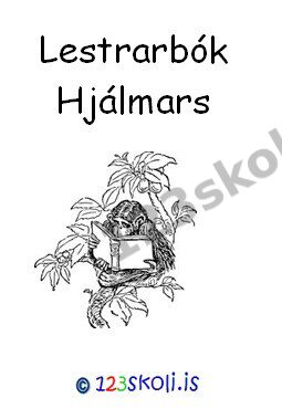 Forskoðunarmynd fyrir Lestrarbók Hjálmars