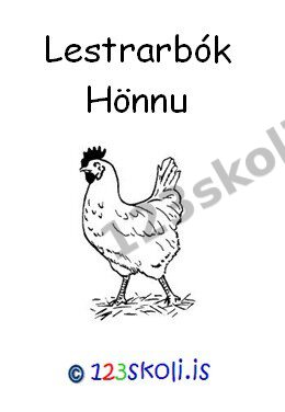Forskoðunarmynd fyrir Lestrarbók Hönnu