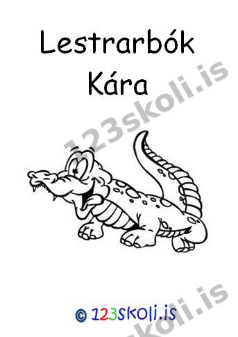 Forskoðunarmynd fyrir Lestrarbók Kára