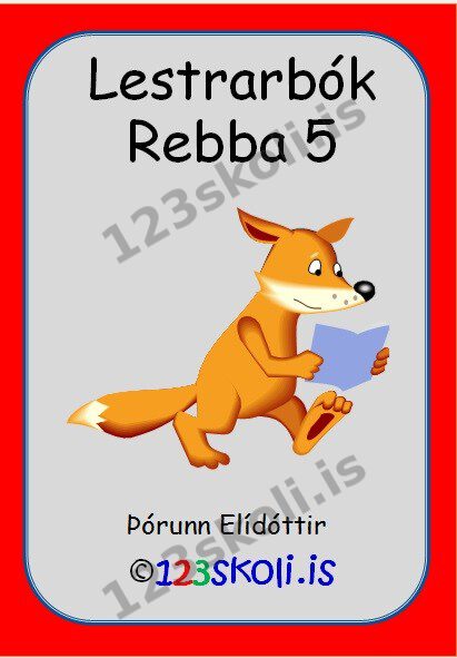 Forskoðunarmynd fyrir Lestrarbók Rebba 5 – Rafbók