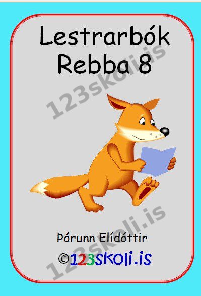 Forskoðunarmynd fyrir Lestrarbók Rebba 8 – Rafbók