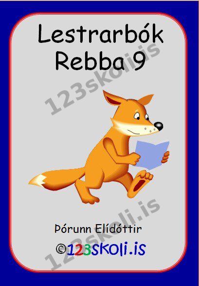 Forskoðunarmynd fyrir Lestrarbók Rebba 9 – Rafbók