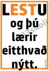 Forskoðunarmynd fyrir Lestu . . .