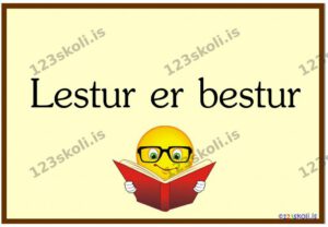 Forskoðunarmynd fyrir Lestur er bestur :)