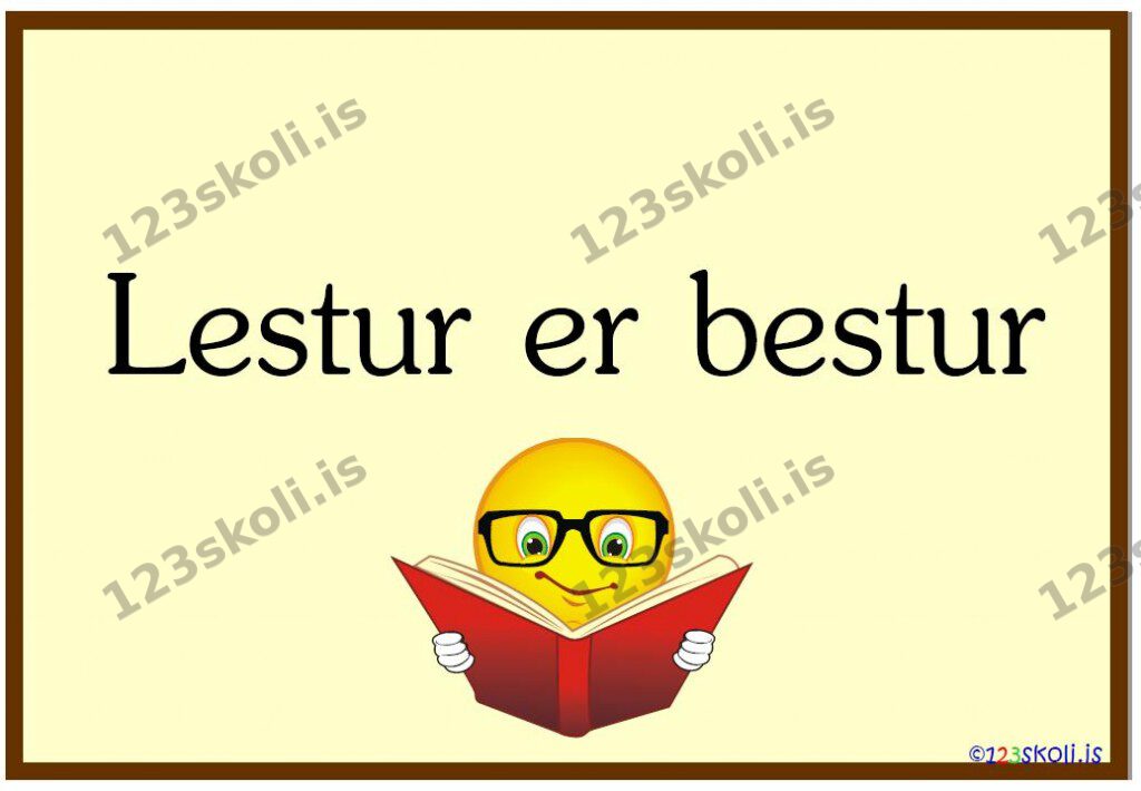 Forskoðunarmynd fyrir Lestur er bestur :)