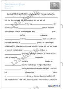 Forskoðunarmynd fyrir Lýsingarorð