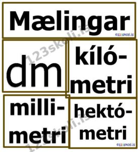 Forskoðunarmynd fyrir Mælieingar – Lengd