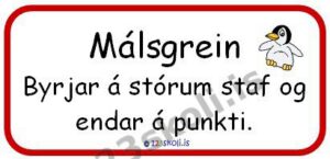 Forskoðunarmynd fyrir Málsgreinar fyrir byrjendur