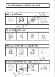 Forskoðunarmynd fyrir Málsgreinar við mynd – Veiðiferð