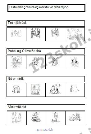 Forskoðunarmynd fyrir Málsgreinar við mynd – Á ferðalagi