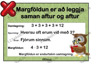 Forskoðunarmynd fyrir Margföldun
