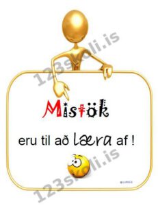 Forskoðunarmynd fyrir Mistök eru til að læra af!