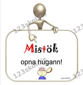 Forskoðunarmynd fyrir Mistök opna hugann.