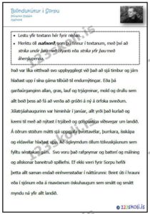 Forskoðunarmynd fyrir Nafnorðaverkefni