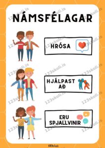 Forskoðunarmynd fyrir Námsfélagar – Leiðbeiningar