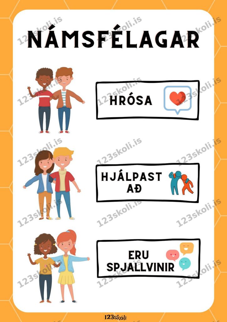 Forskoðunarmynd fyrir Námsfélagar – Leiðbeiningar