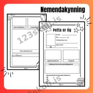 Forskoðunarmynd fyrir Nemendakynning – Þetta er ég