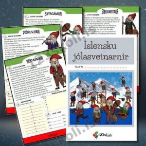 Forskoðunarmynd fyrir Íslensku jólasveinarnir – lestur og skilningur