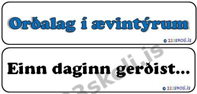 Forskoðunarmynd fyrir Orðalag í ævintýrum