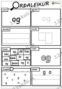 Forskoðunarmynd fyrir Orðaleikur – OG