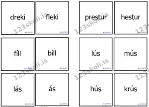 Forskoðunarmynd fyrir Orðarím