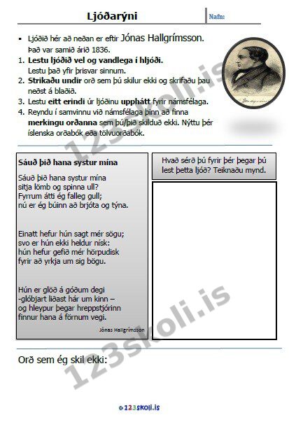 Forskoðunarmynd fyrir Orðarýni