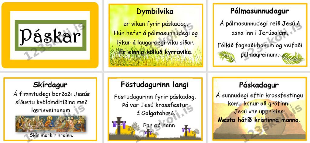 Forskoðunarmynd fyrir Páskar – Amboð