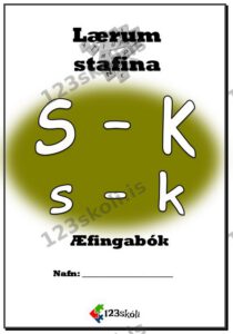 Forskoðunarmynd fyrir S – K  Stafainnlögn / Æfingabók