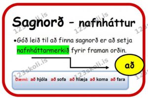 Forskoðunarmynd fyrir Sagnorð