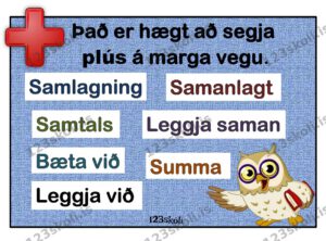 Forskoðunarmynd fyrir Samlagning