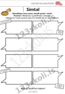 Forskoðunarmynd fyrir Símtal – Að panta pítsu