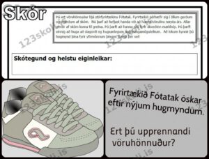 Forskoðunarmynd fyrir Skóhönnunarkeppni Fótataks