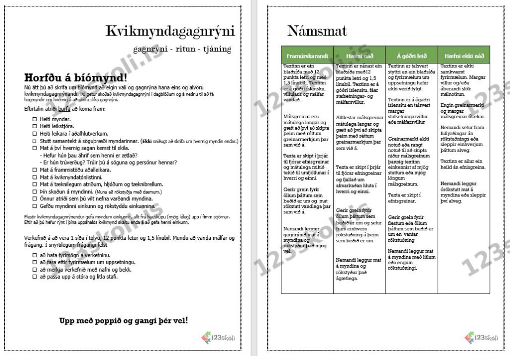 Forskoðunarmynd fyrir Kvikmyndagagnrýni