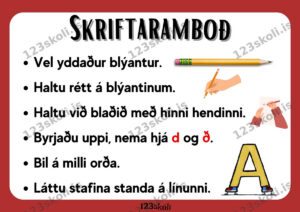 Forskoðunarmynd fyrir Skrift – Amboð