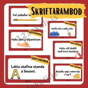 Forskoðunarmynd fyrir Skrift – amboð fyrir yngsta stig