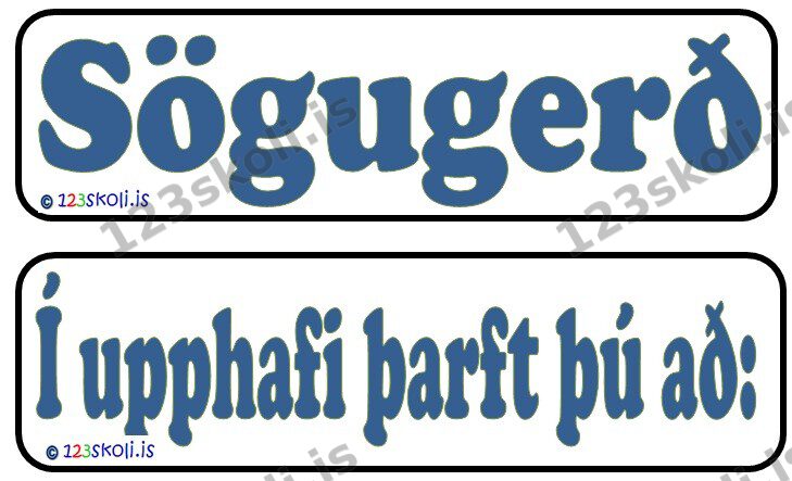 Forskoðunarmynd fyrir Sögugerð