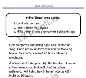 Forskoðunarmynd fyrir Sögulok  – verkefni 2