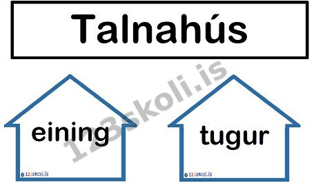 Forskoðunarmynd fyrir Talnahús