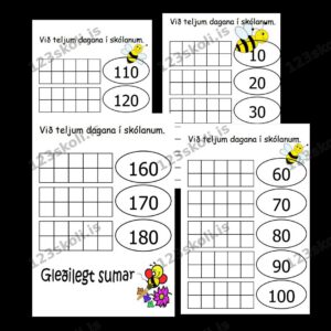 Forskoðunarmynd fyrir Dagatal – Teljum dagana í skólanum
