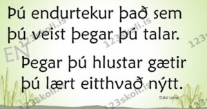 Forskoðunarmynd fyrir Þegar þú hlustar
