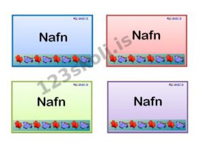 Forskoðunarmynd fyrir Merkimiðar – Þinn texti