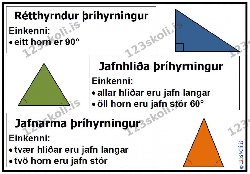 Forskoðunarmynd fyrir Þríhyrningar