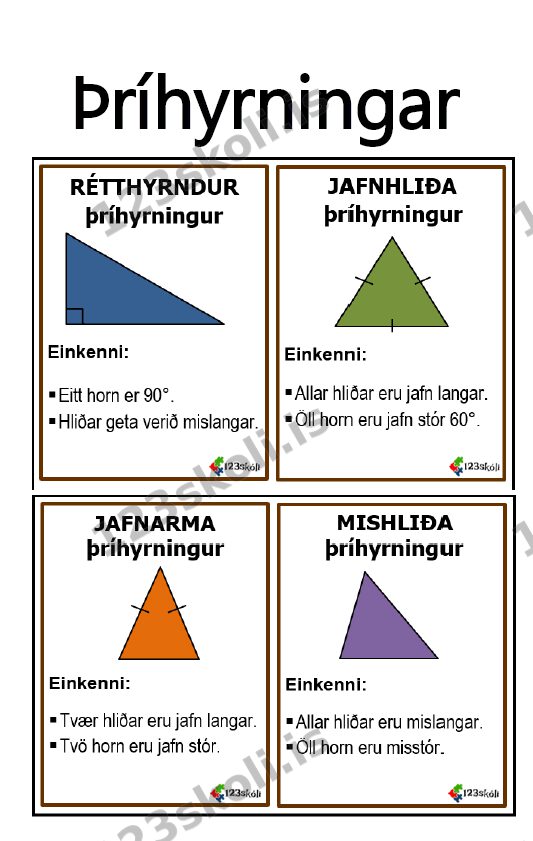 Forskoðunarmynd fyrir Þríhyrningar