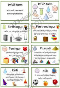 Forskoðunarmynd fyrir Þrívíð form – Amboð
