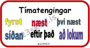 Forskoðunarmynd fyrir Tímatengingar