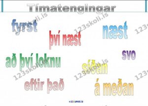 Forskoðunarmynd fyrir Tímatengingar – Samtengingar