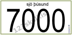 Forskoðunarmynd fyrir Tölurnar 1000 – 10.000 einnig skrifaðar með bókstöfum