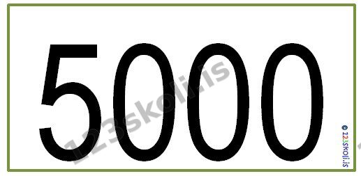 Forskoðunarmynd fyrir Tölurnar 1000 – 10.000