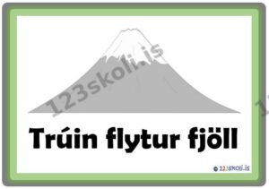 Forskoðunarmynd fyrir Trúin flytur fjöll