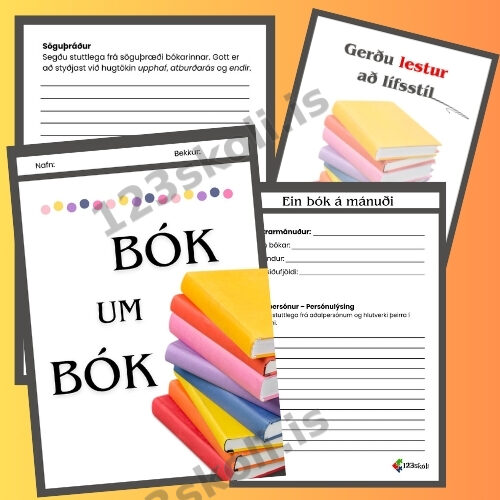 Forskoðunarmynd fyrir Umfjöllun um bók – Bók um bók